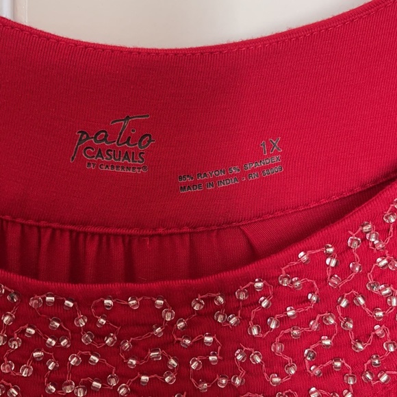 3/4 sleeve, full length maxi-dress from Patio Casuals size 1X - Picture 2 of 7